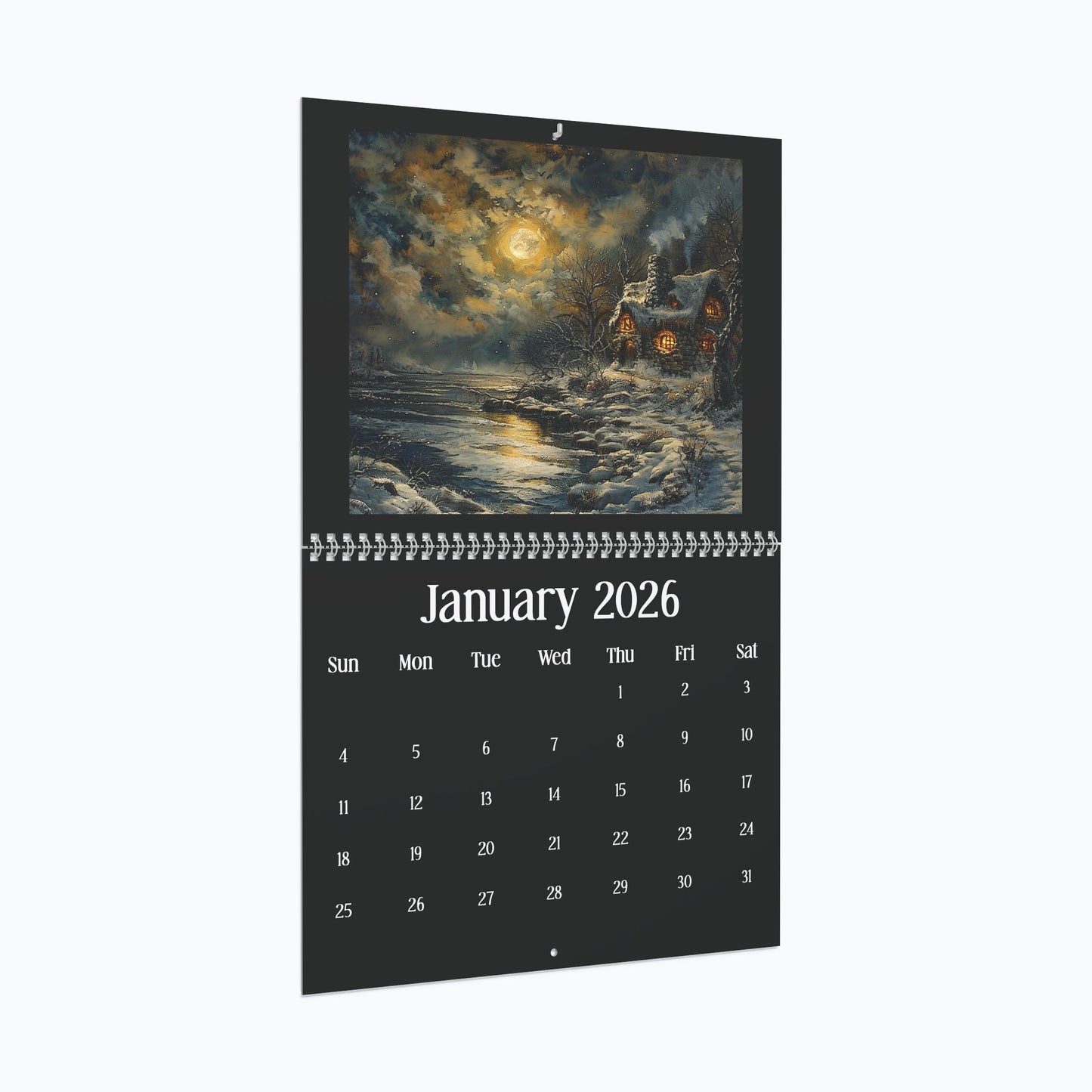 2026 Seasons of Cottages Wall Calendar