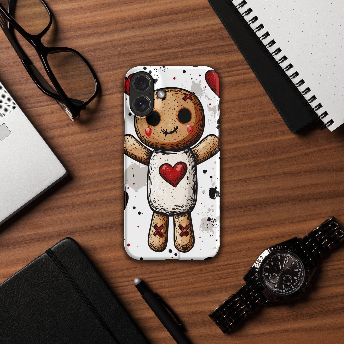Voodoo Doll Valentine Heart Snap case for iPhone®