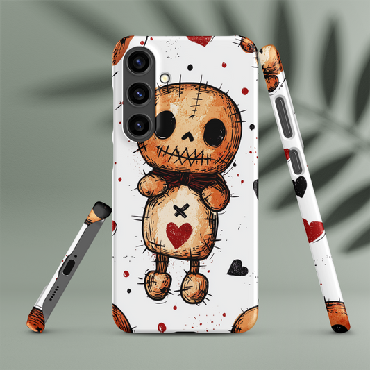 Voodoo Doll Valentine Heart Samsung Galaxy Snap Phone Case