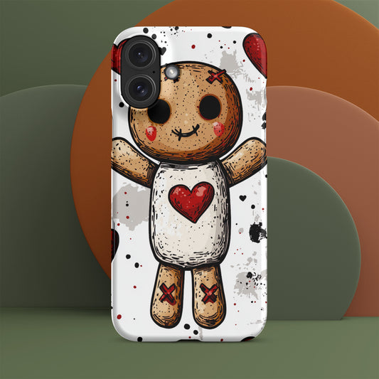 Voodoo Doll Valentine Heart Snap case for iPhone®
