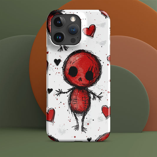 Voodoo Doll Valentine Heart Snap case for iPhone®