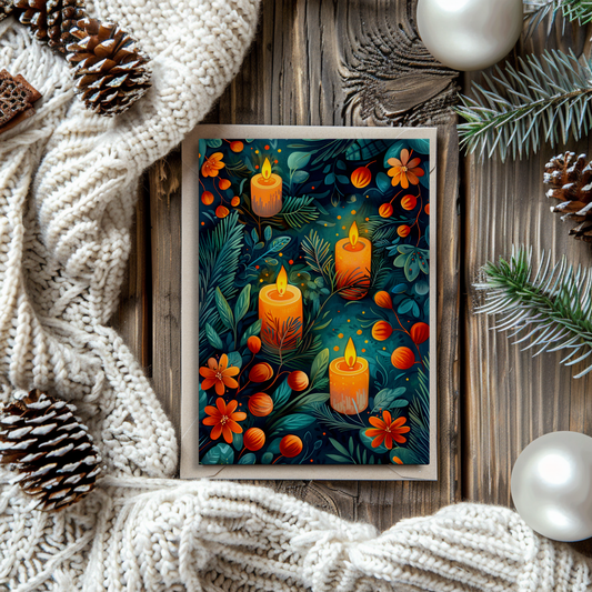 Winter Solstice Celebration Greeting Card