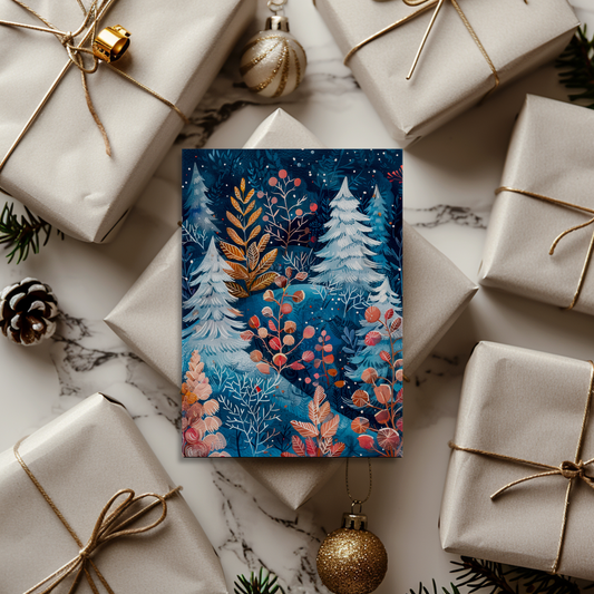 Winter Holiday Postcard Pack