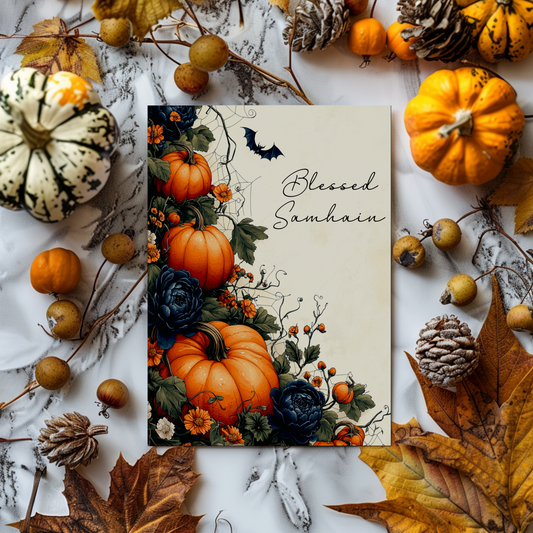 Blessed Samhain Sabbat Greeting Card