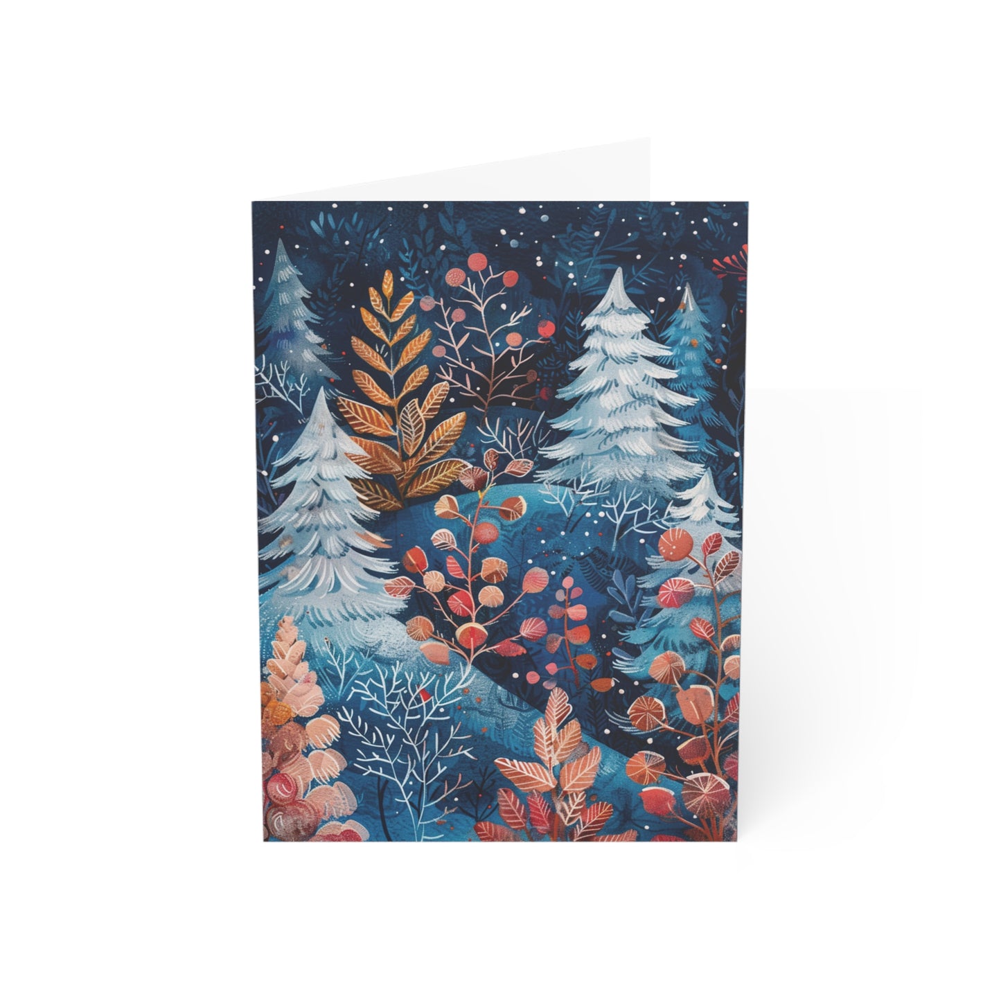 Winter Holiday Greeting Card