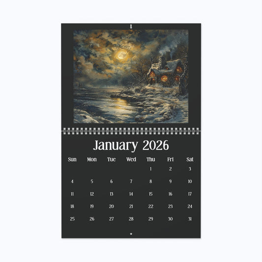 2026 Seasons of Cottages Wall Calendar
