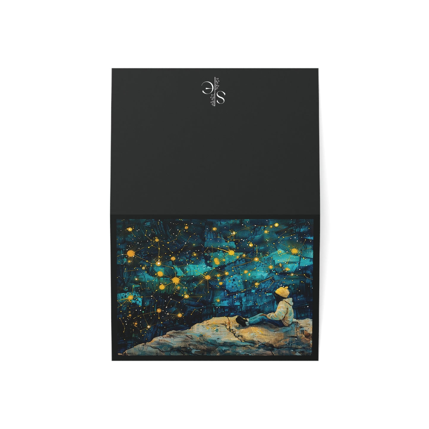 Night Constellation Greeting Card