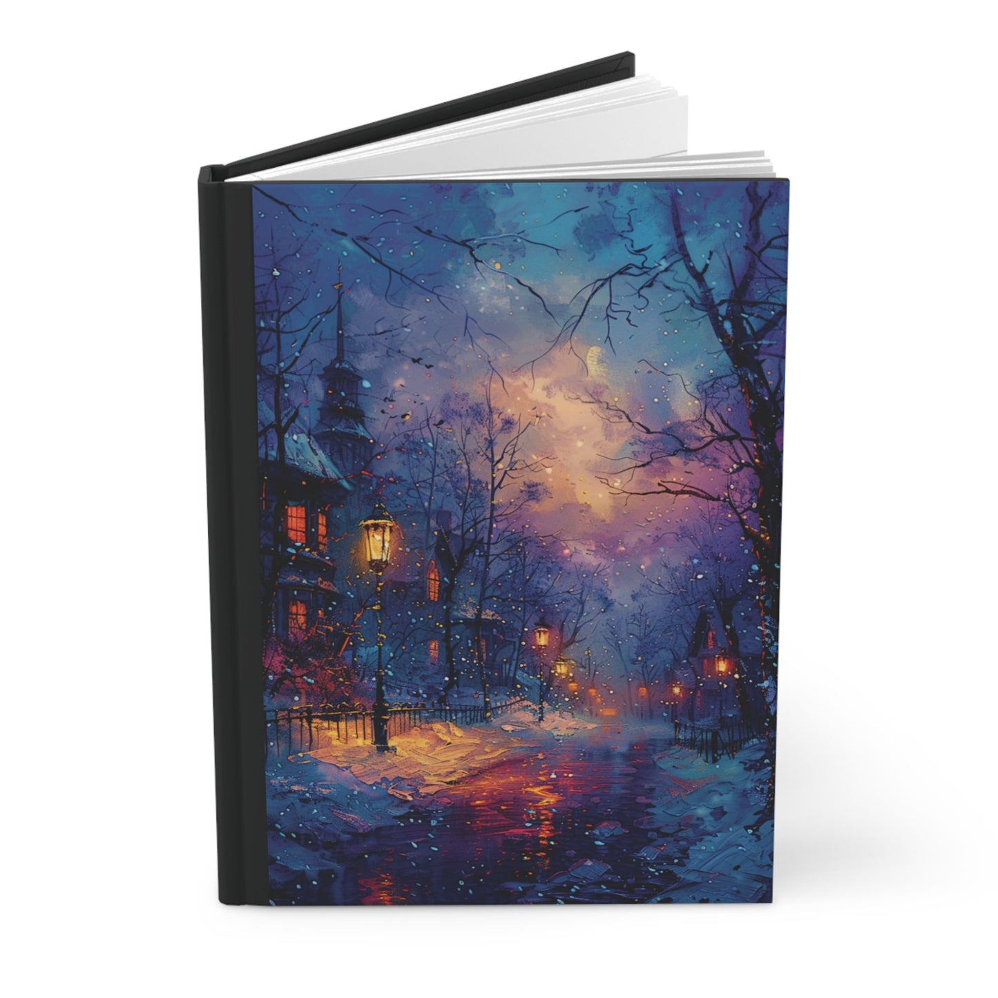 Winter Walkway Hardcover Journal