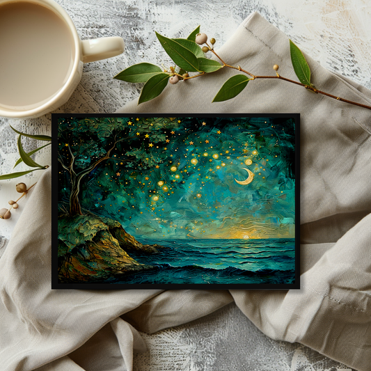 Celestial View Greeting Card