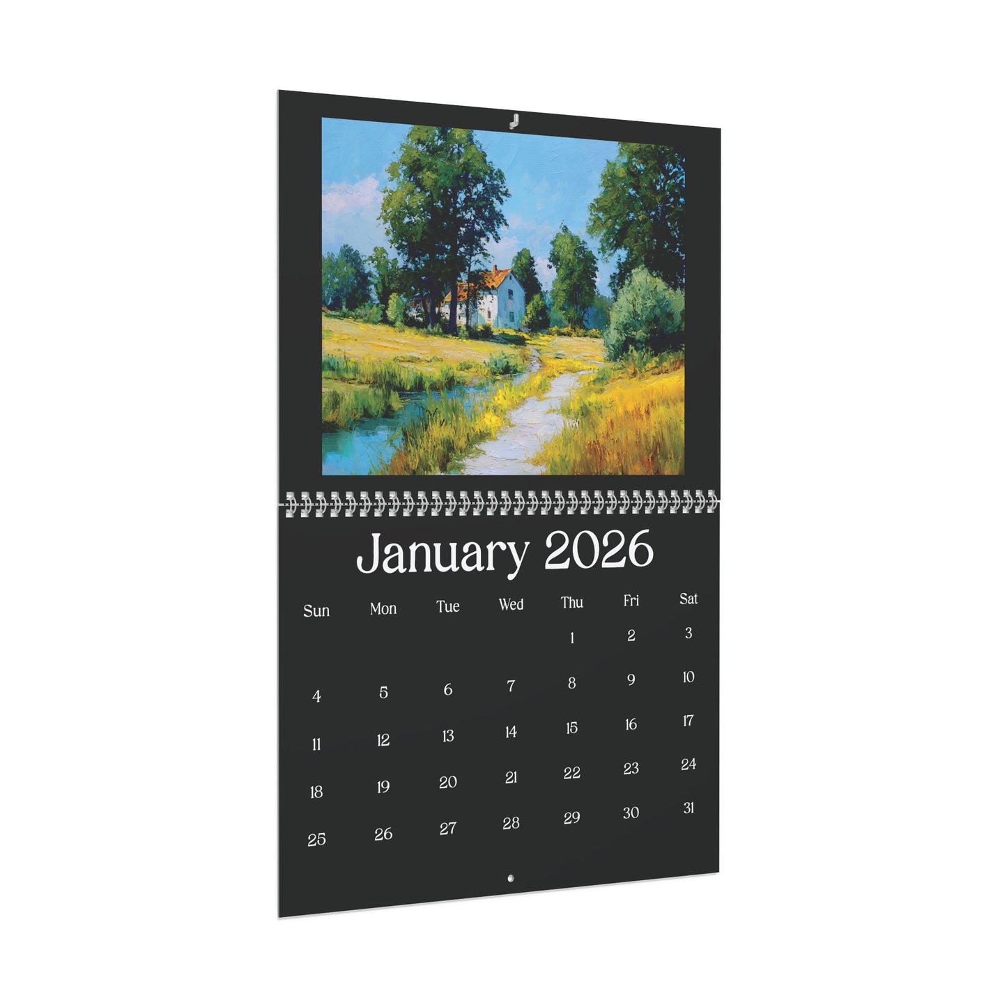 2026 Scenery Wall Calendar