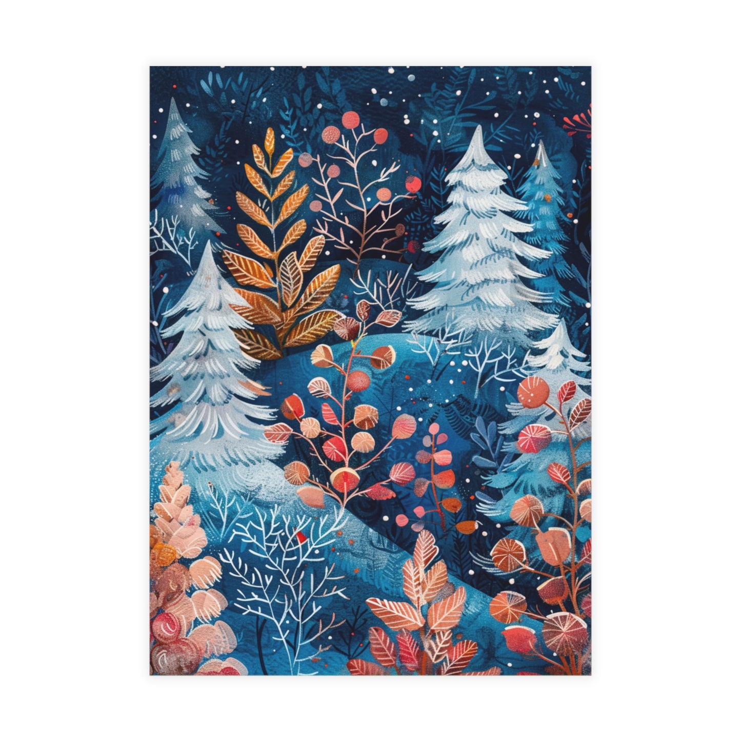 Winter Holiday Postcard Pack