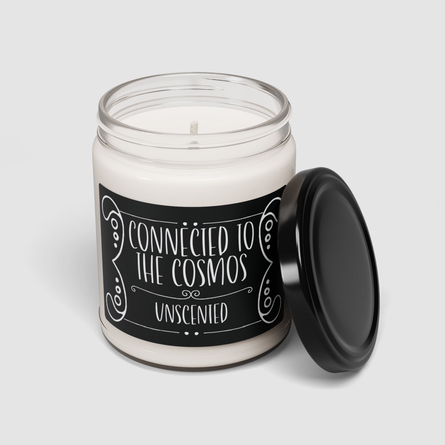 Spiritual Candle "Connected to the cosmos" Scented and Unscented Options 9oz Soy Wax