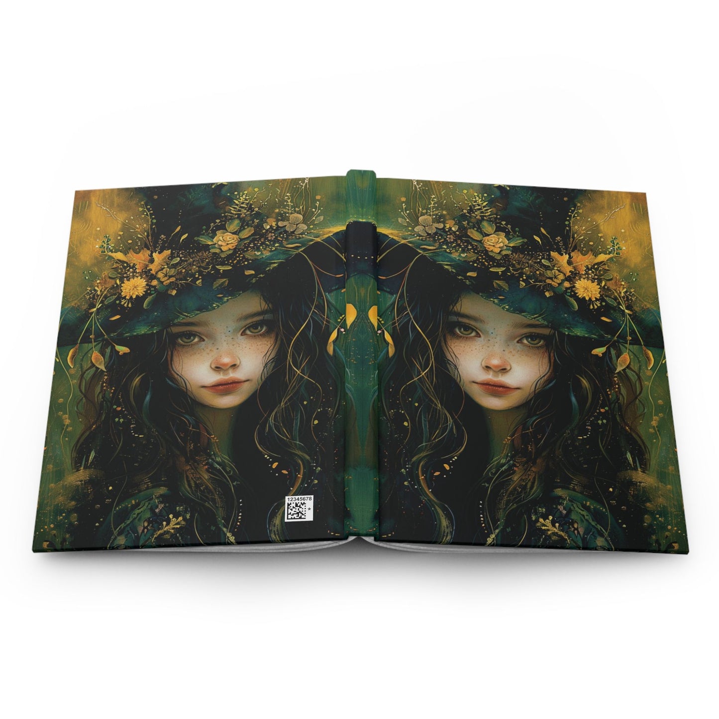 Elegant Witch Themed Hardcover Journal