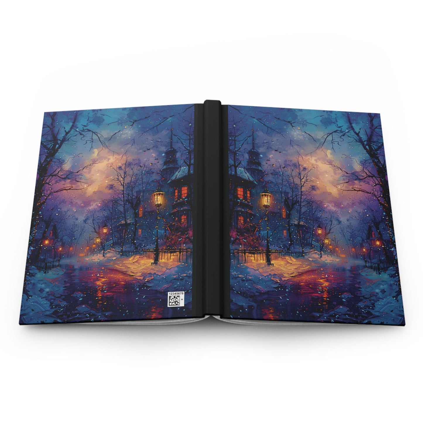 Winter Walkway Hardcover Journal