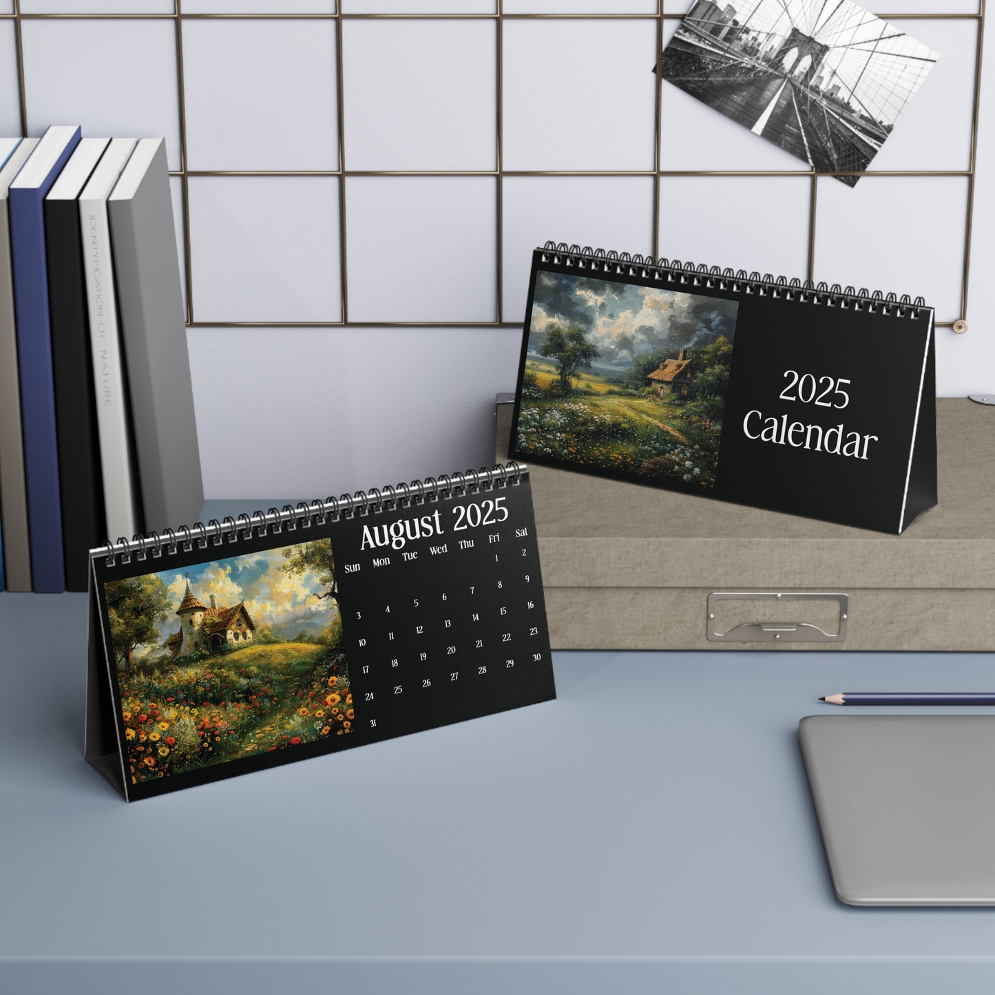 2025 Seasons of Cottages Desk Calendar