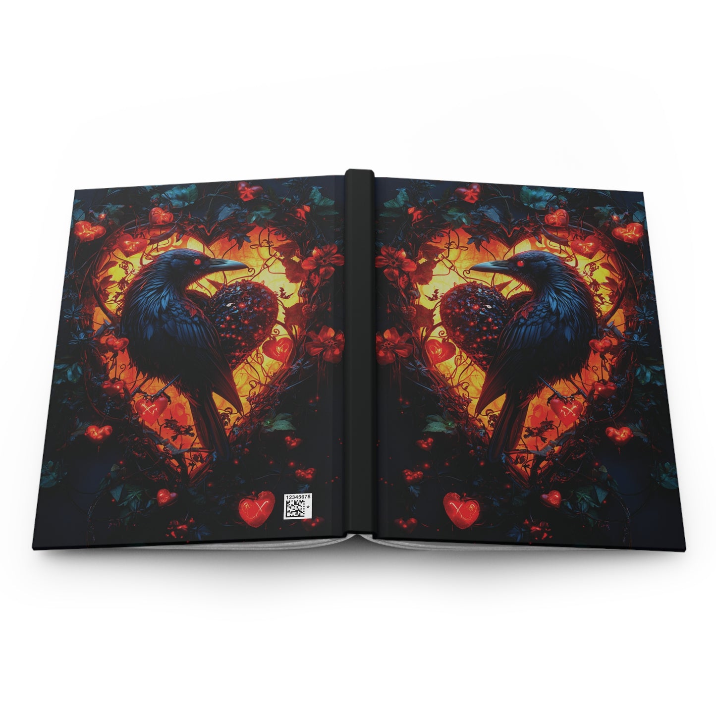 Heart Crow Hardcover Journal