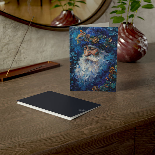 Father Winter Holiday Greeting Card