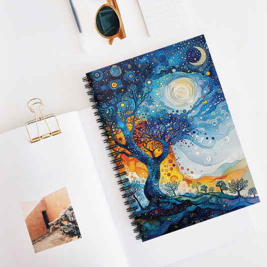 Whimsical Tree Spiralbound Notebook