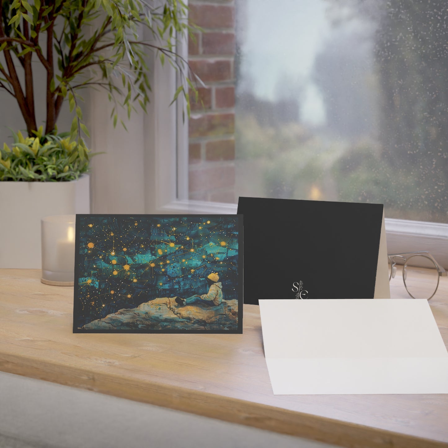 Night Constellation Greeting Card