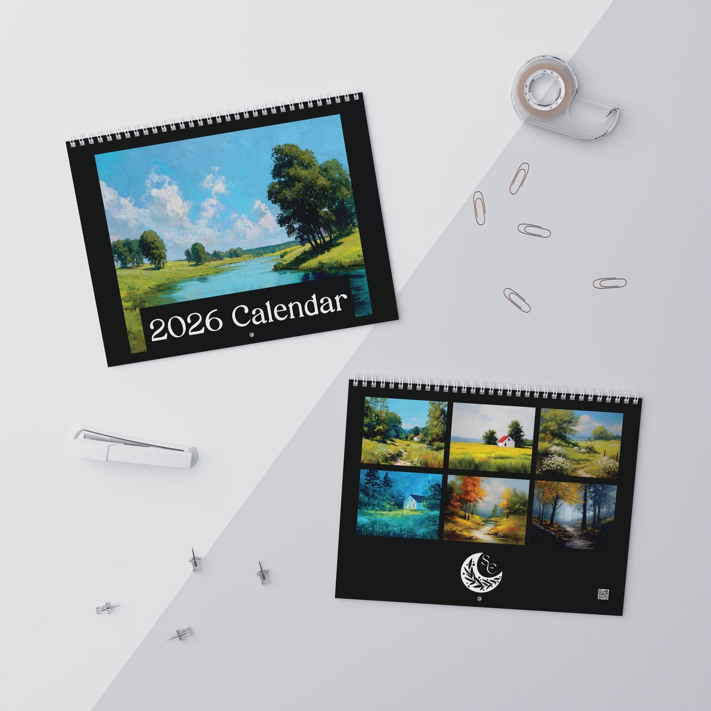 2026 Scenery Wall Calendar