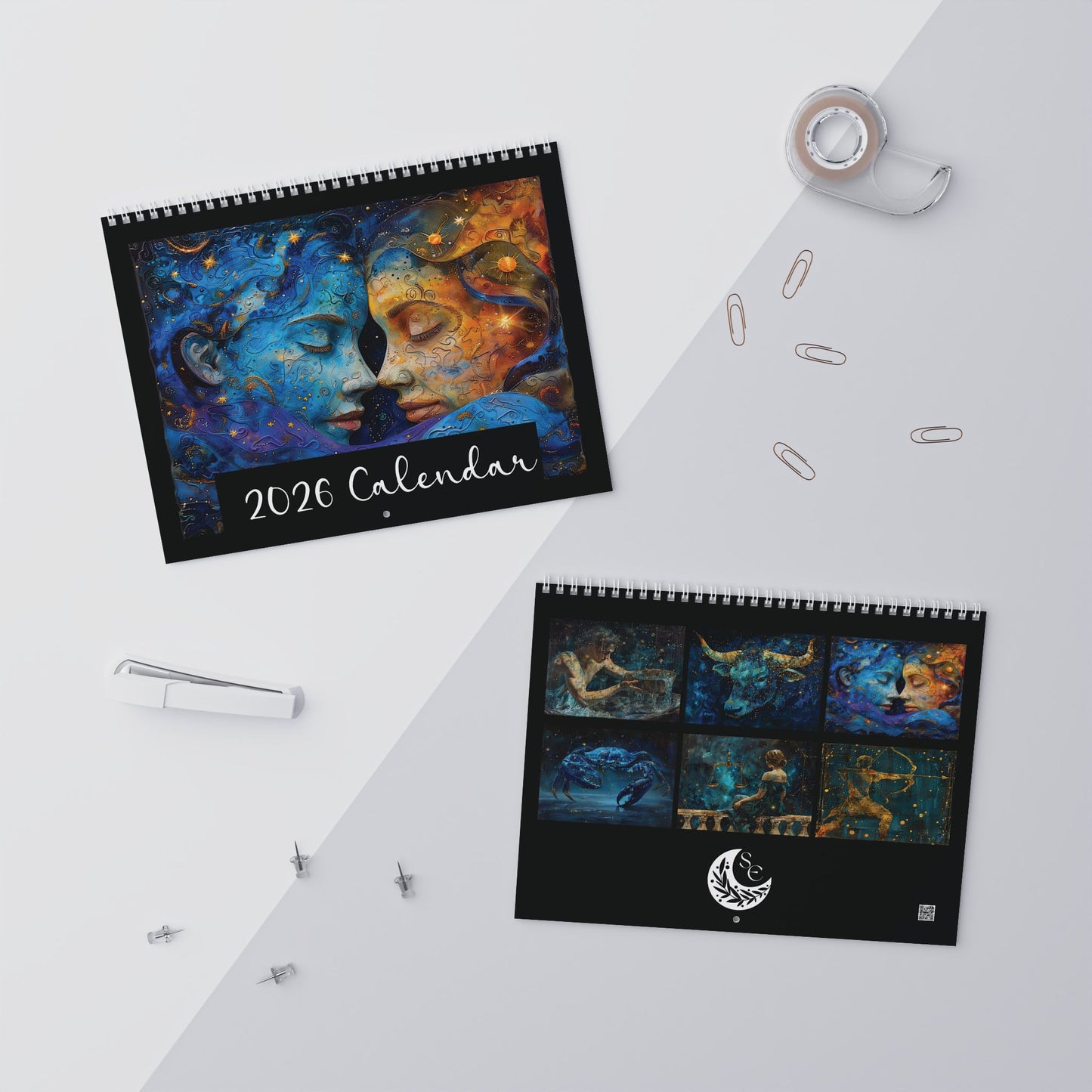 2026 Zodiac Wall Calendar