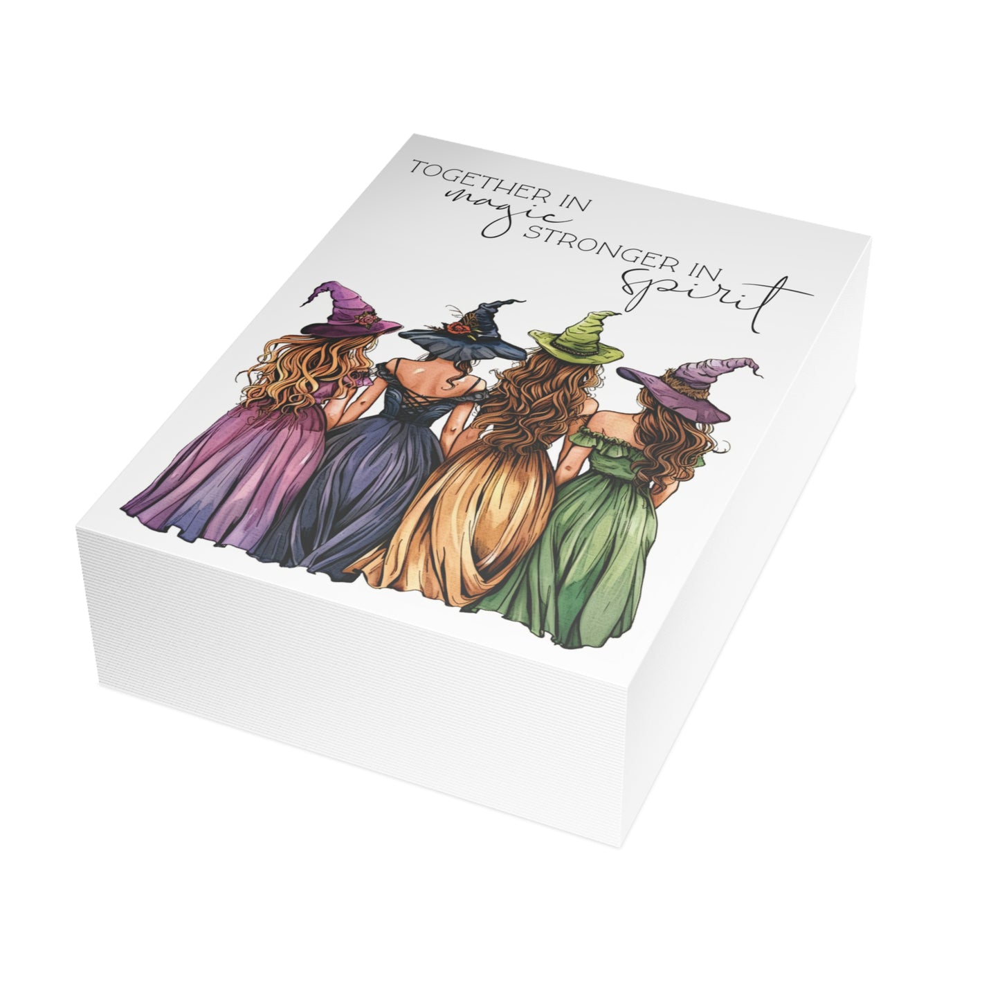 Witchy Postcard Pack "Together in magic Stronger in spirit"