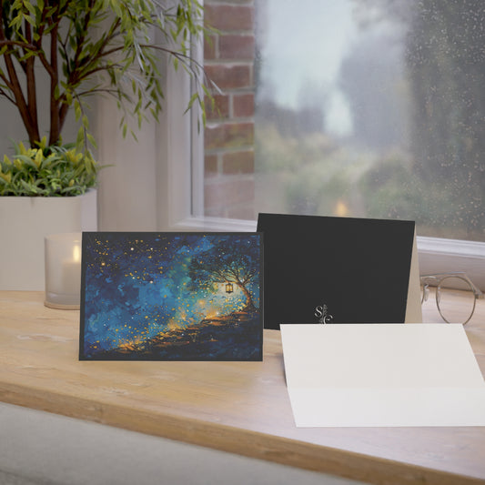 Magical Celestial Night Greeting Card