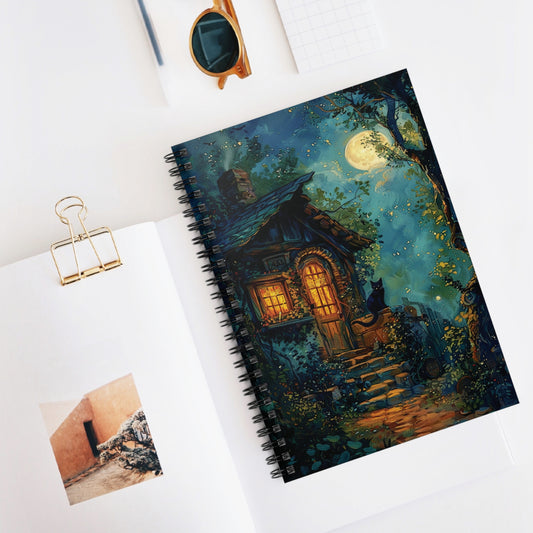 Witch Cottage Spiralbound Notebook