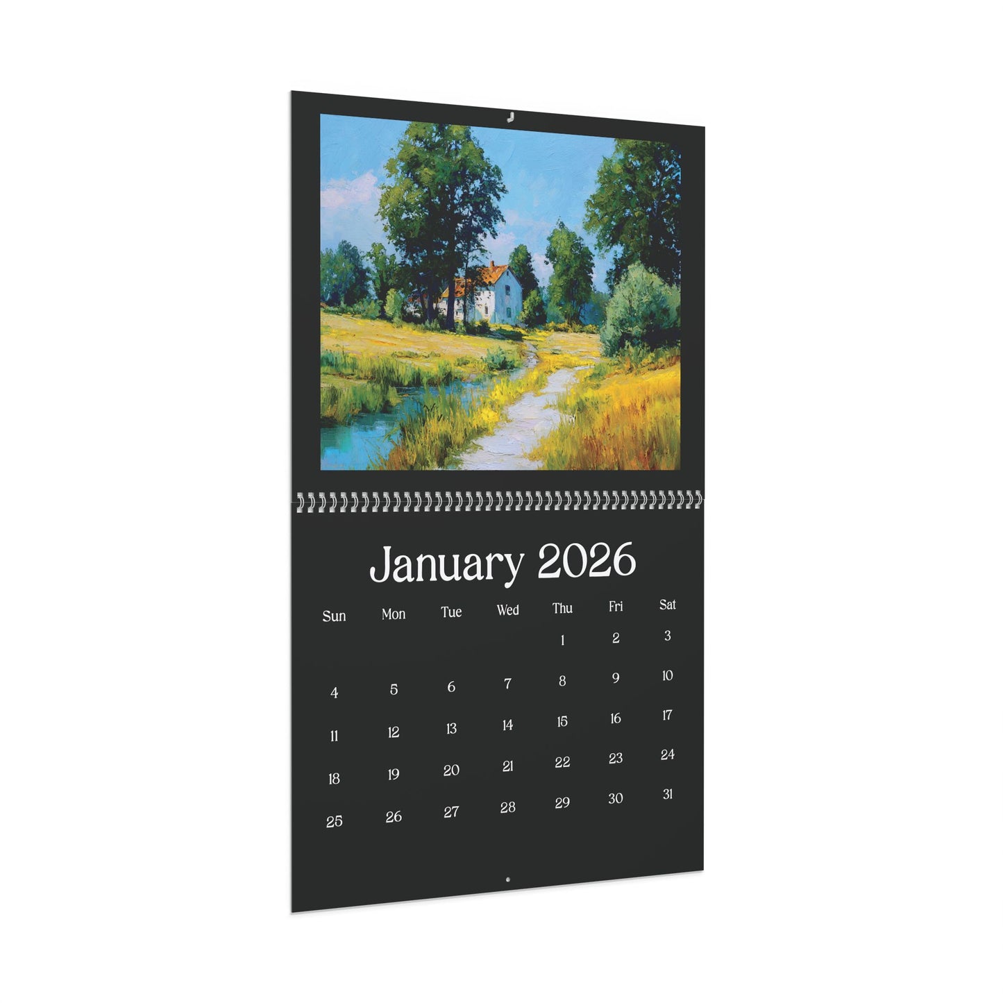 2026 Scenery Wall Calendar