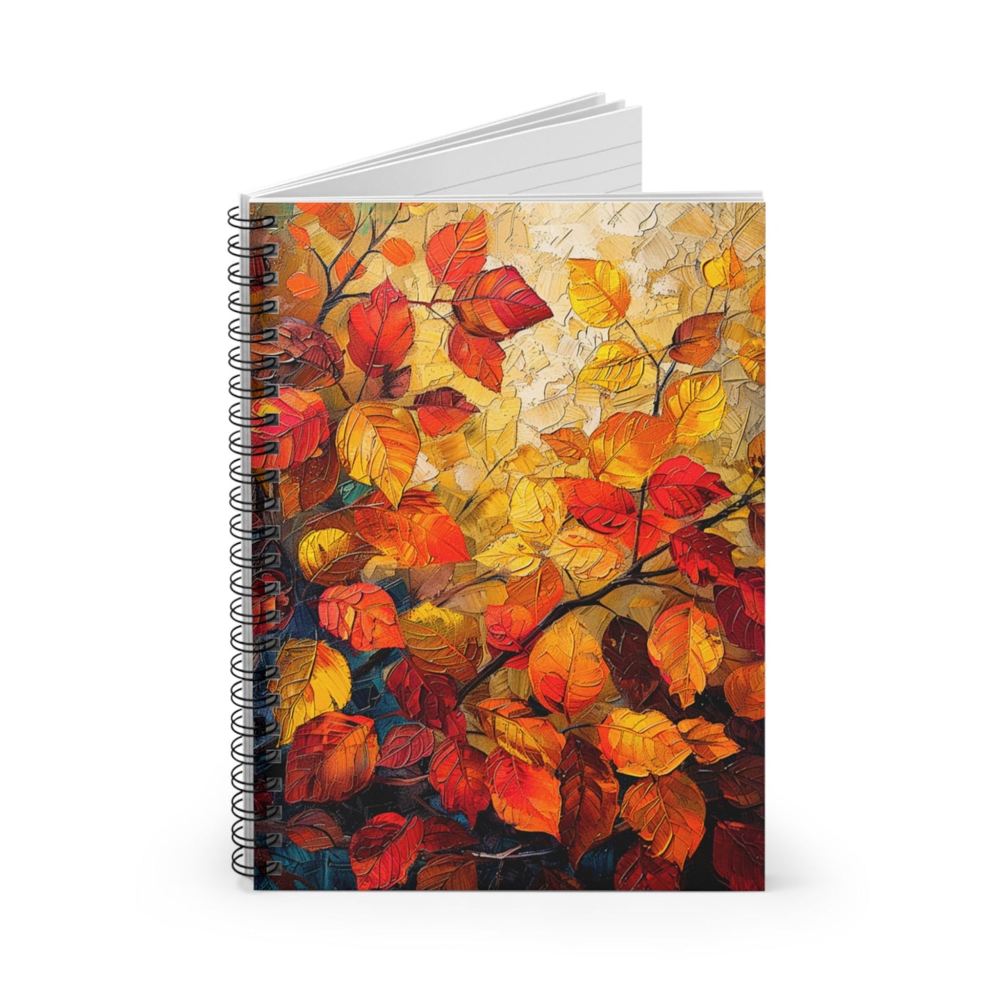 Autumn Leaves Spiralbound Notebook