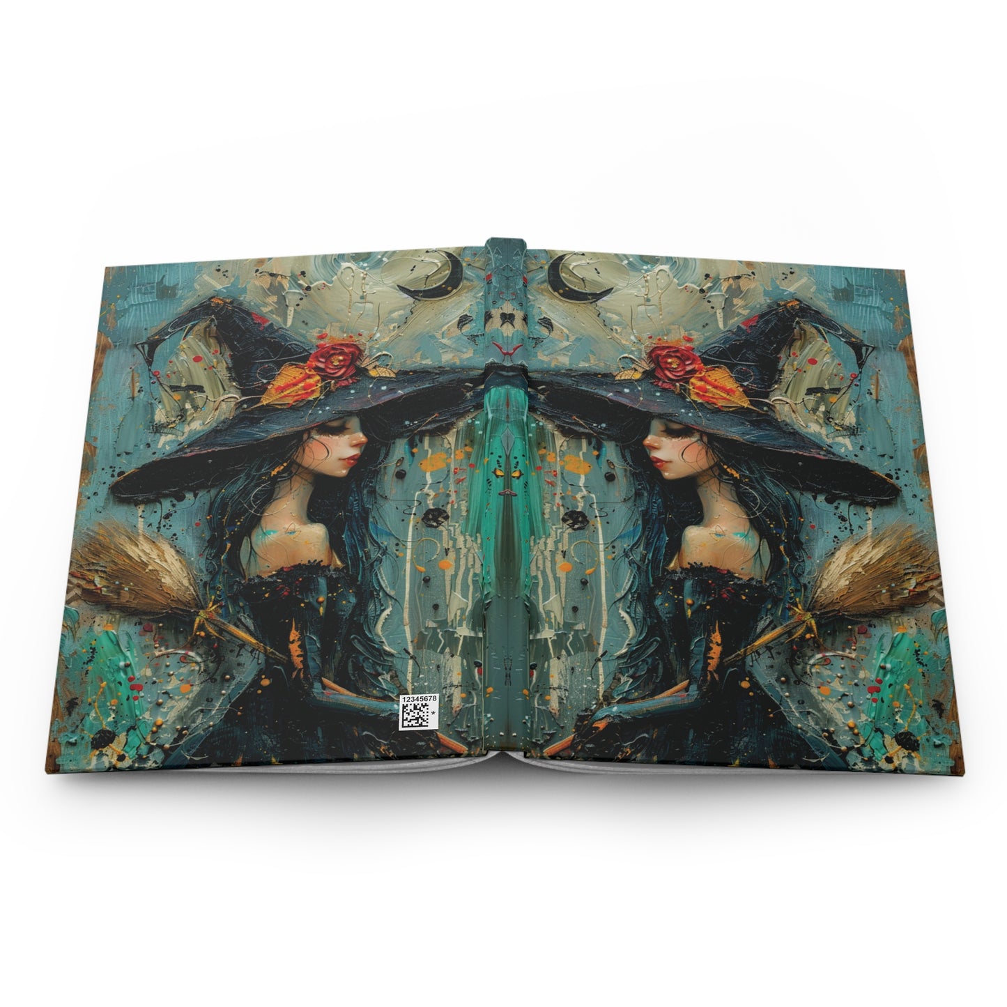 Witch Themed Hardcover Journal