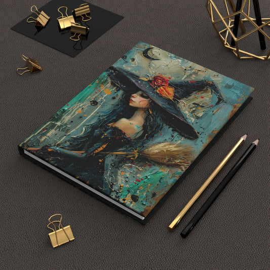 Witch Themed Hardcover Journal