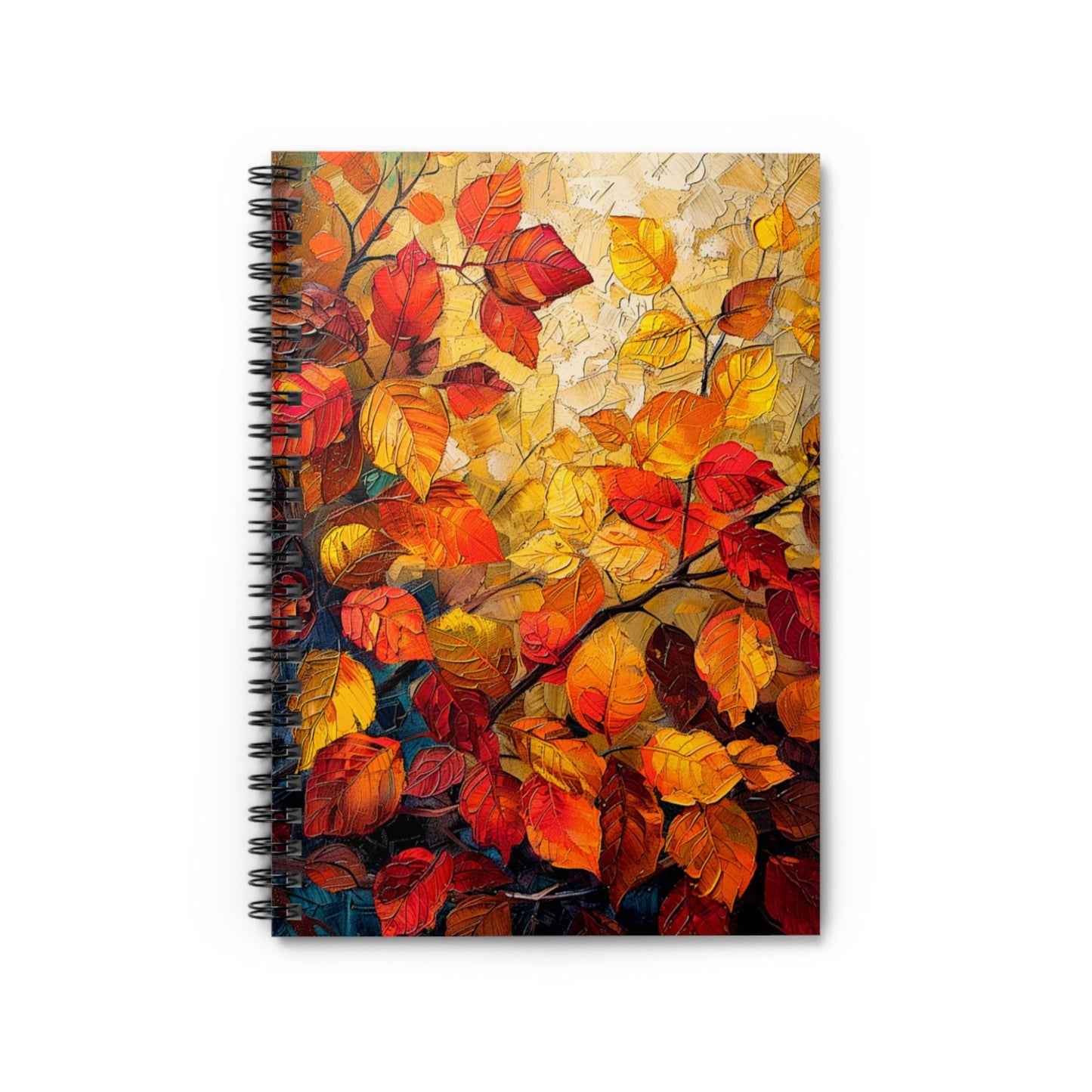 Autumn Leaves Spiralbound Notebook