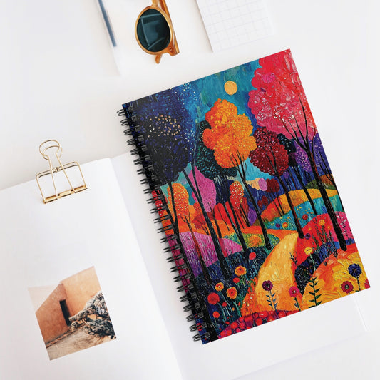 Artsy Forest Spiralbound Notebook