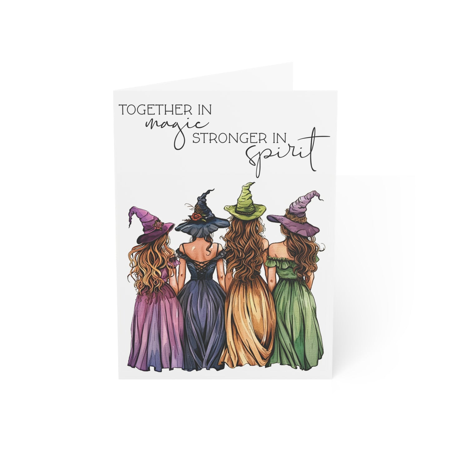 Witchy Greeting Card Pack "Together in magic Stronger in spirit"