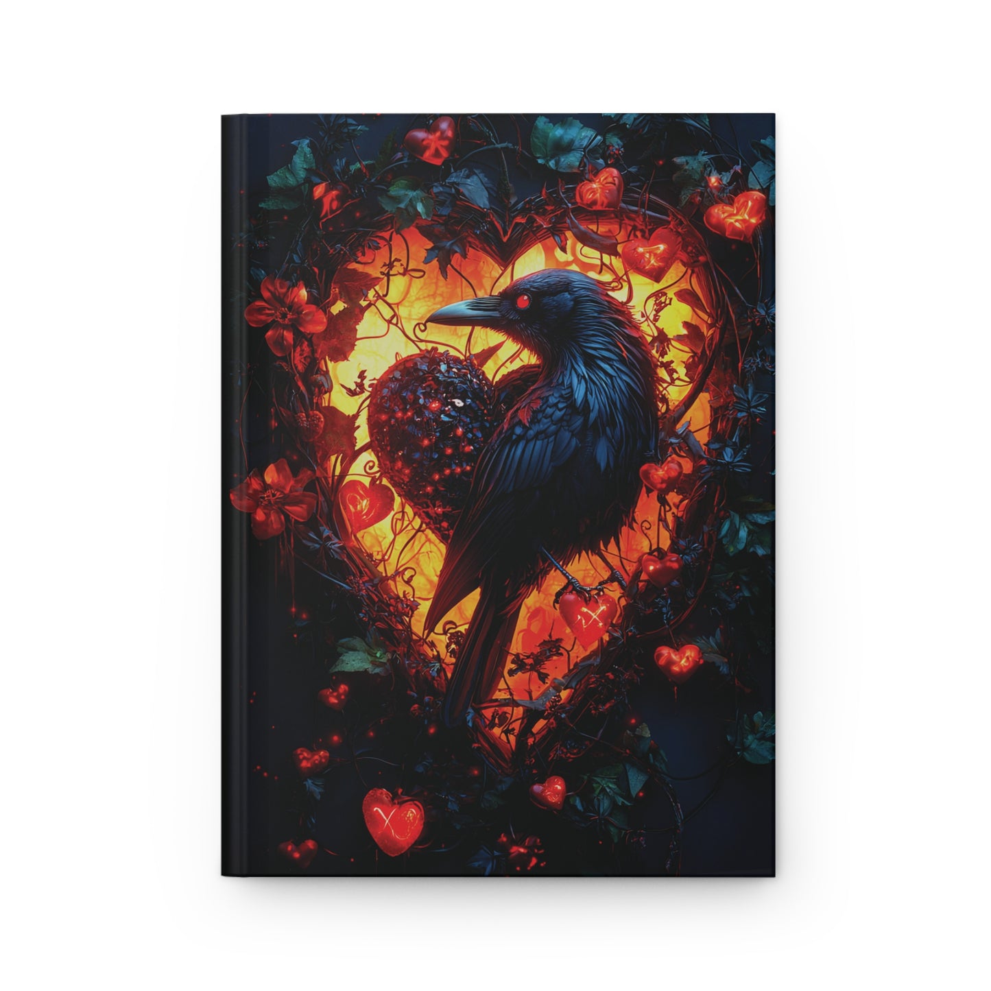 Heart Crow Hardcover Journal