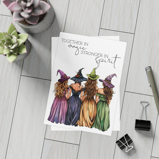 Witchy Postcard Pack "Together in magic Stronger in spirit"
