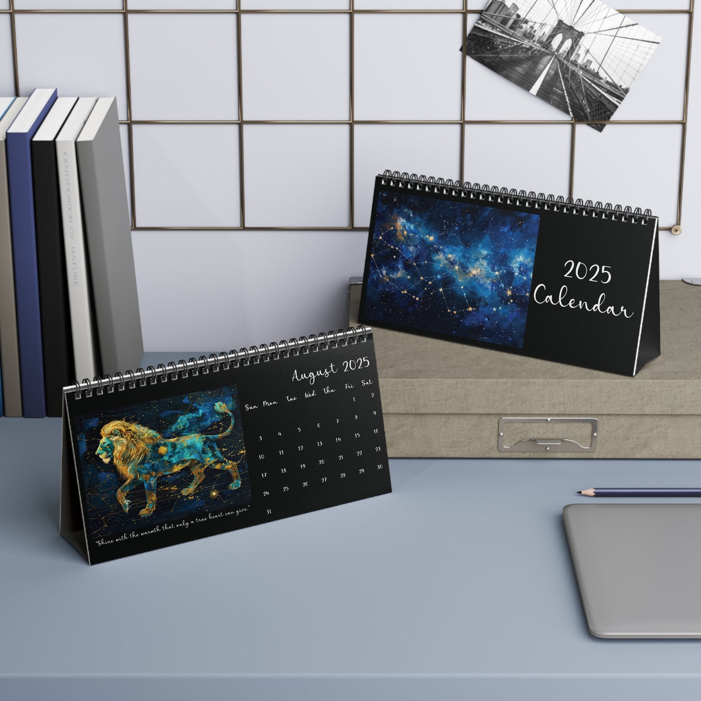 2025 Zodiac Desk Calendar