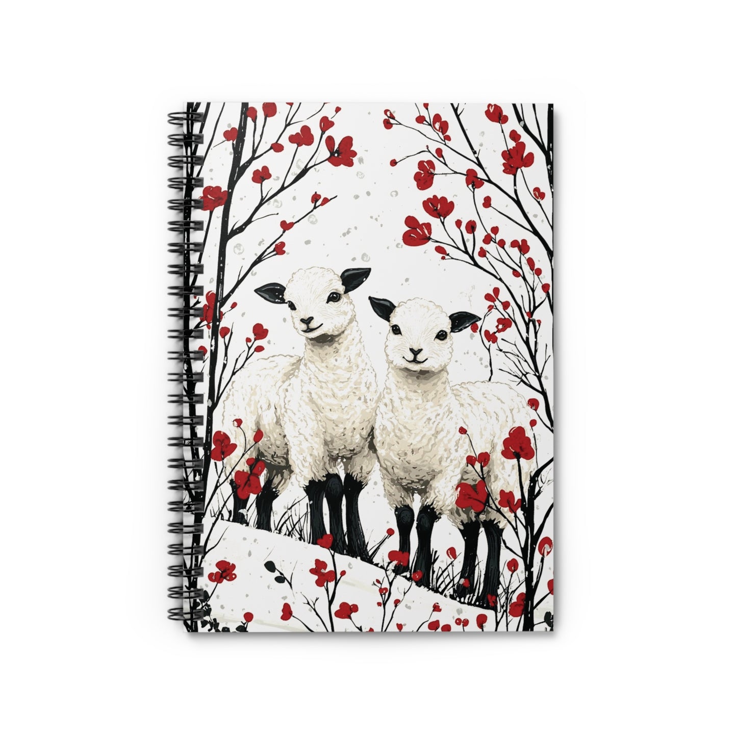 Imbolc Sheep Spiralbound Notebook