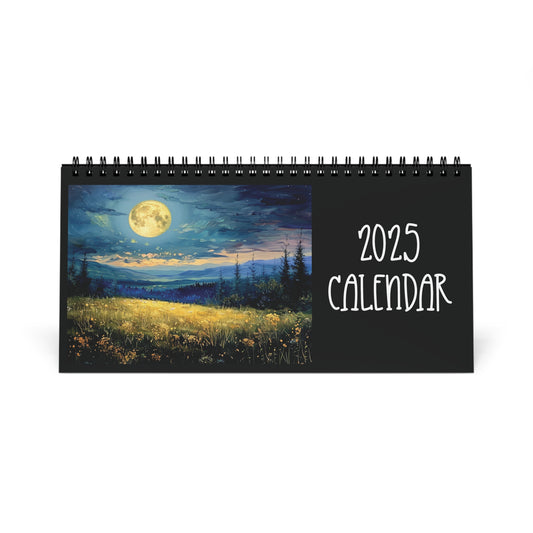 2025 Full Moon Desk Calendar