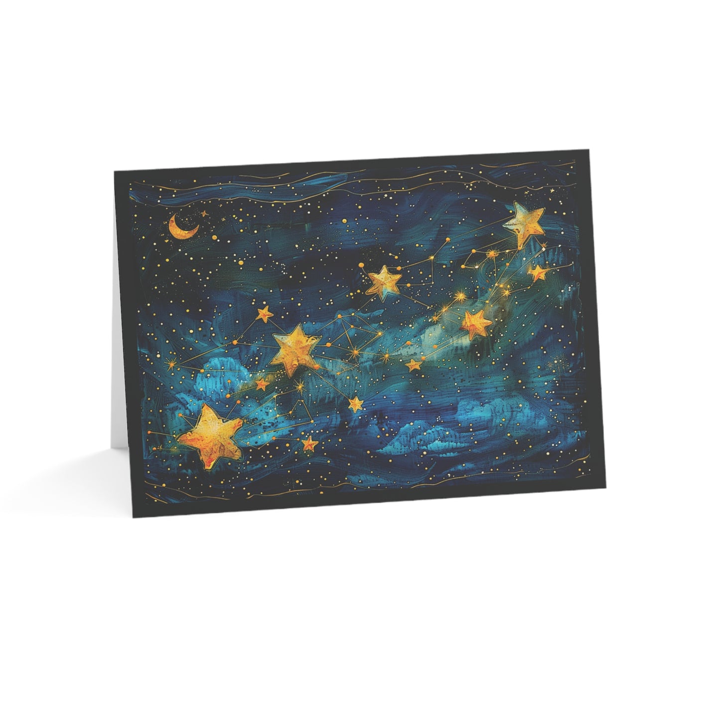 Celestial Stars Greeting Card