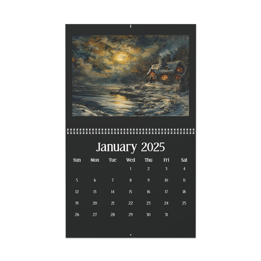 2025 Seasons of Cottages Wall Calendar