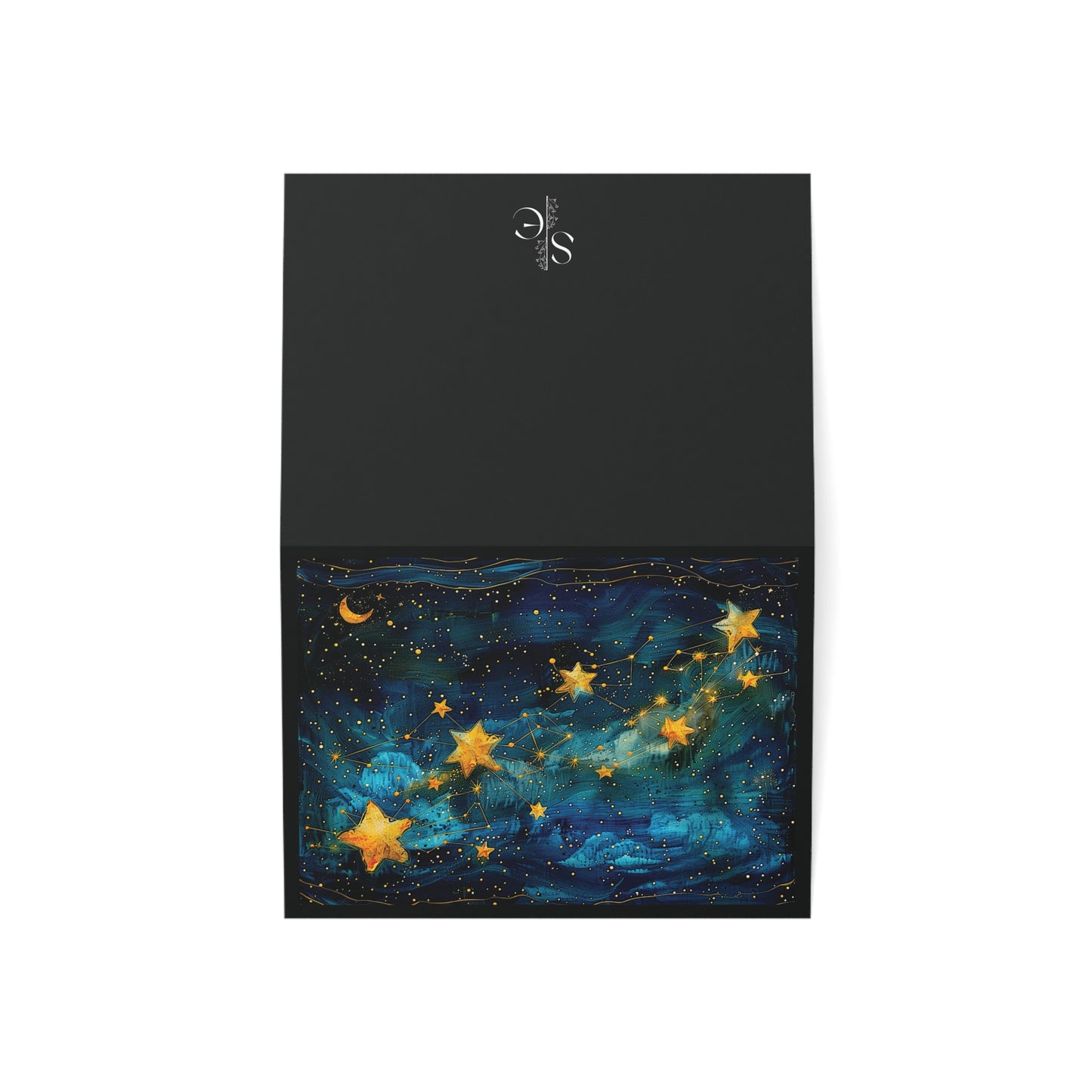 Celestial Stars Greeting Card