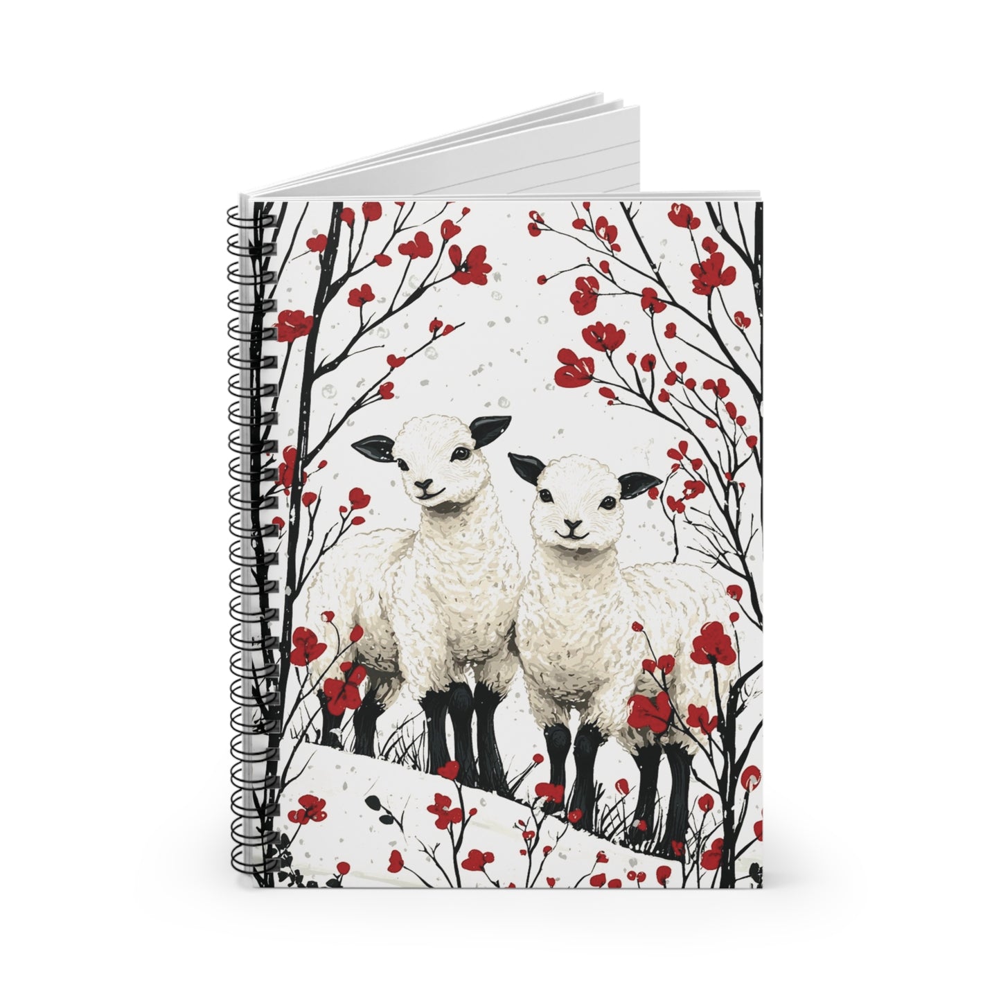 Imbolc Sheep Spiralbound Notebook