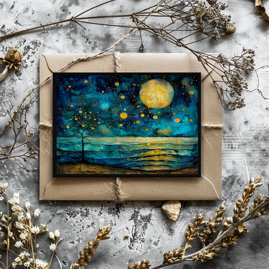 Whimsical Night View Postcard Pack