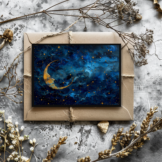 Celestial Lunar Sky Postcard Pack