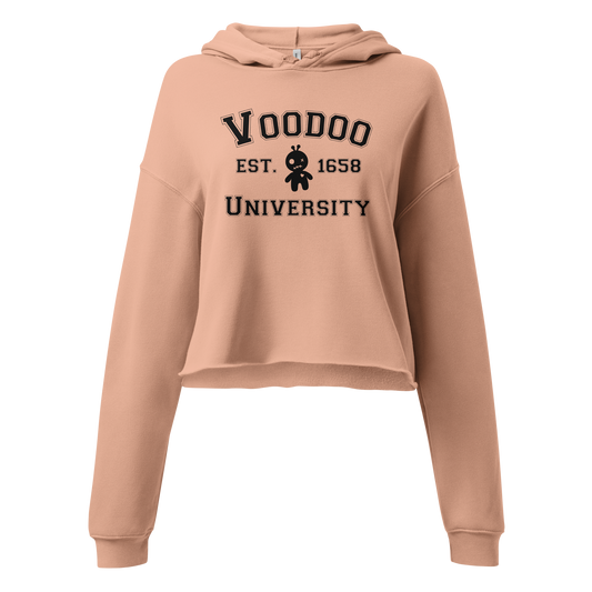 Voodoo University Fleece Crop Hoodie