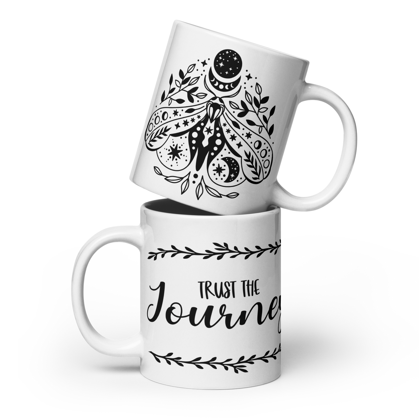 Mystical Moon Mug: "Trust the Journey"