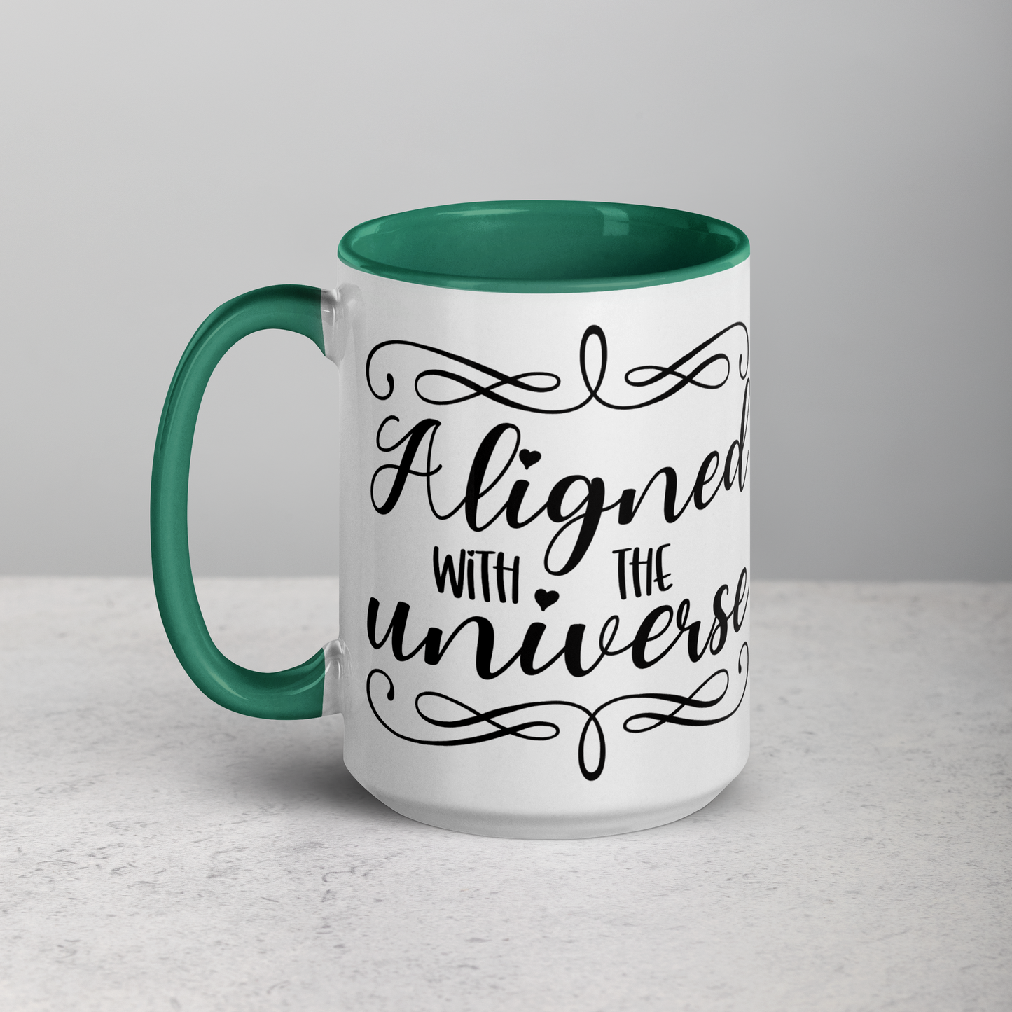 Mystical Moon Mug "Aligned with the Universe"